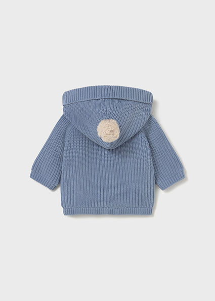 Cardigan imbottito in maglia neonato