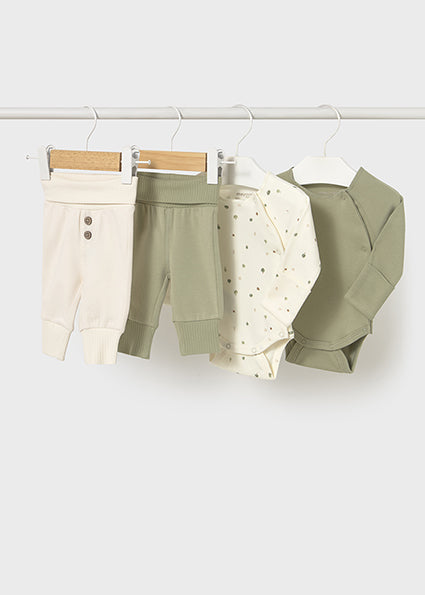 Comp. 2 pezzi neonato Oliva