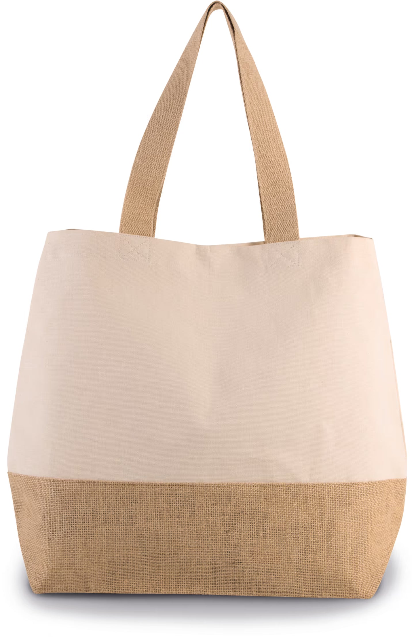 Shopper in tela di cotone e juta personalizzata