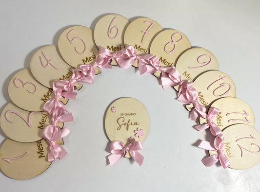 Milestone Cards - Primo anno - Flower