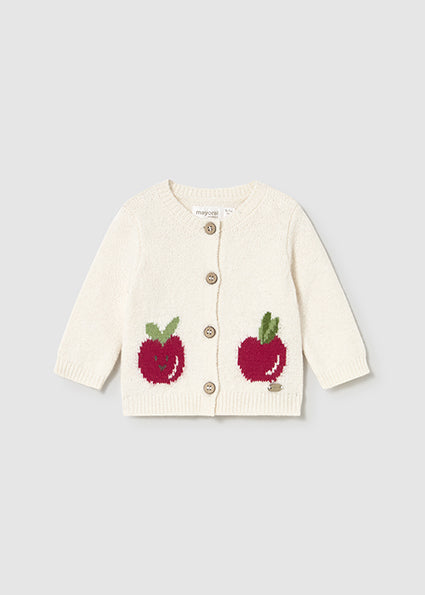 Cardigan in maglia neonata - Mela