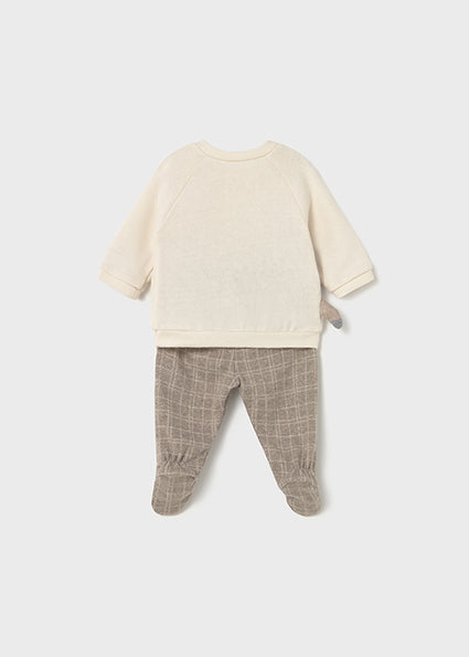 Completo ghettina e maglioncino neonato