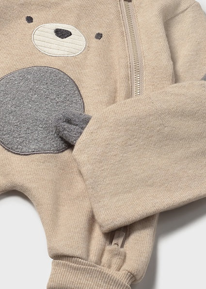 Pagliaccetto animali con cappello neonato