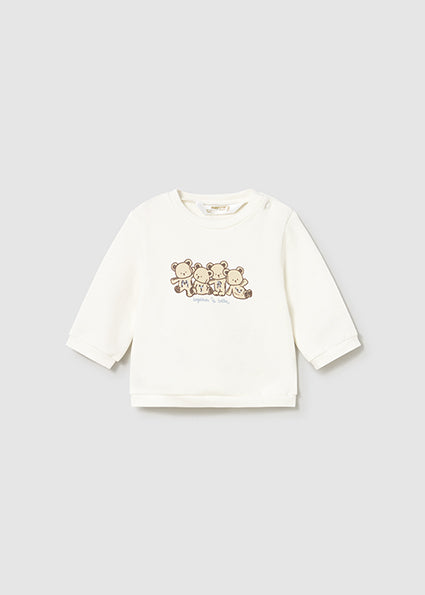 Tuta con gilet stampa neonata