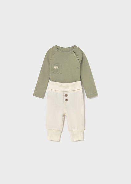 Comp. 2 pezzi neonato Oliva