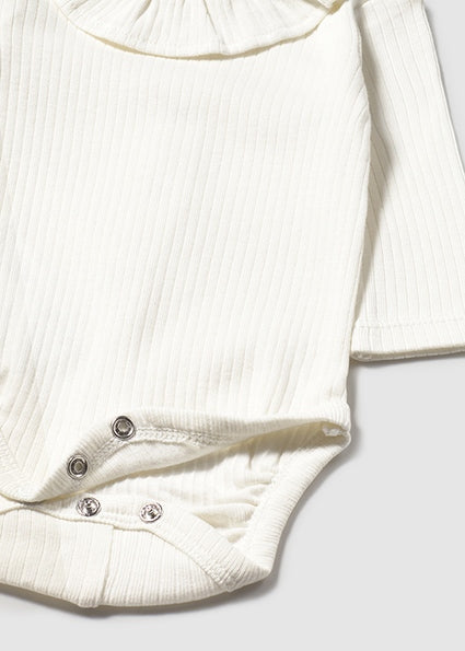 Body volant basi neonata Ecrù