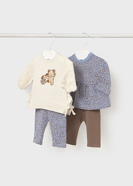 Compl.leggings 2 pezzi - Leopard