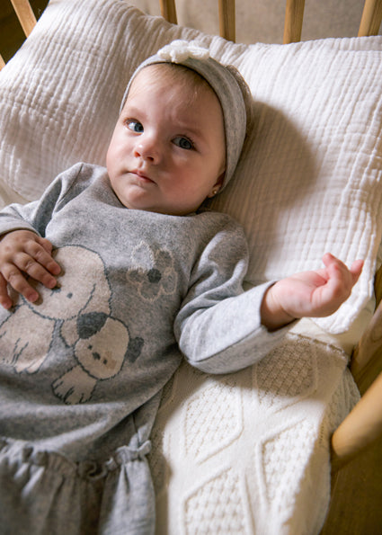 Vestito punto jacquard