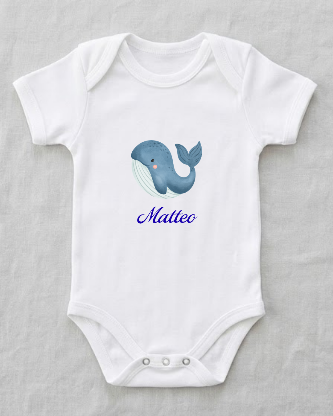 Body Neonato Personalizzato – Dolcezza in Puro Cotone