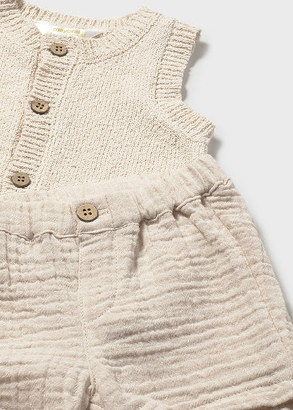 01279-Compl. pantalone corto gilet