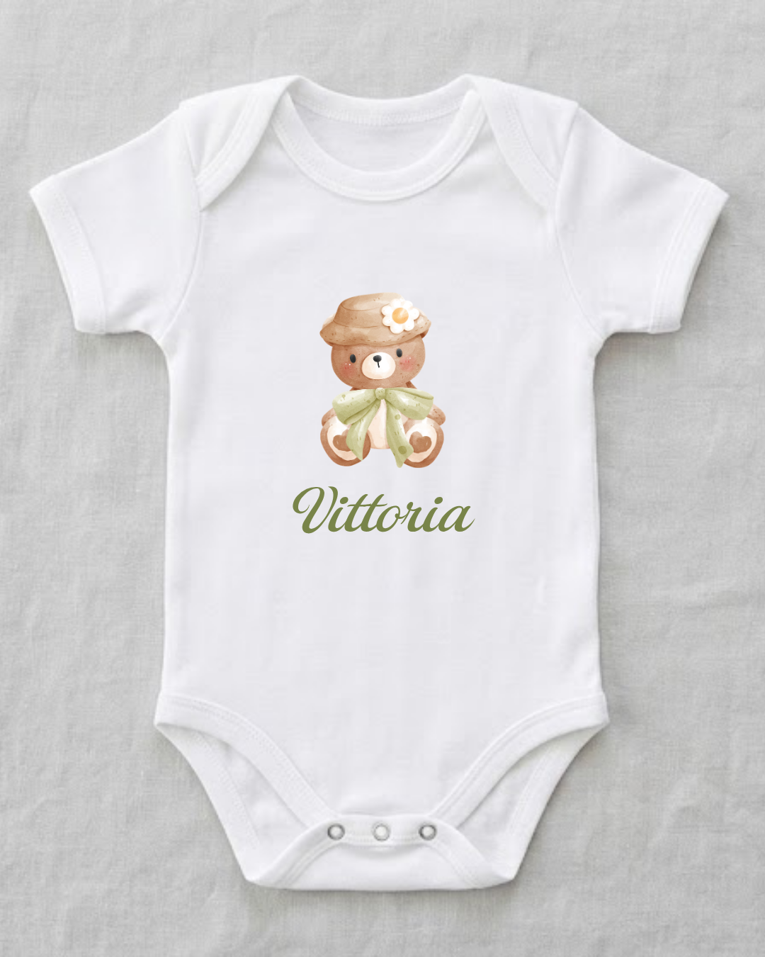 Body Neonato Personalizzato – Dolcezza in Puro Cotone
