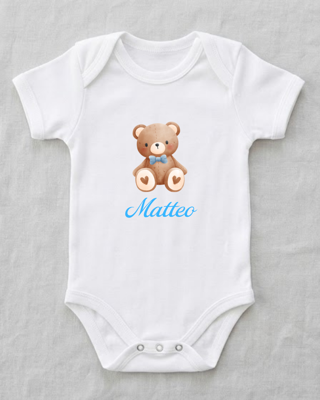 Body Neonato Personalizzato – Dolcezza in Puro Cotone