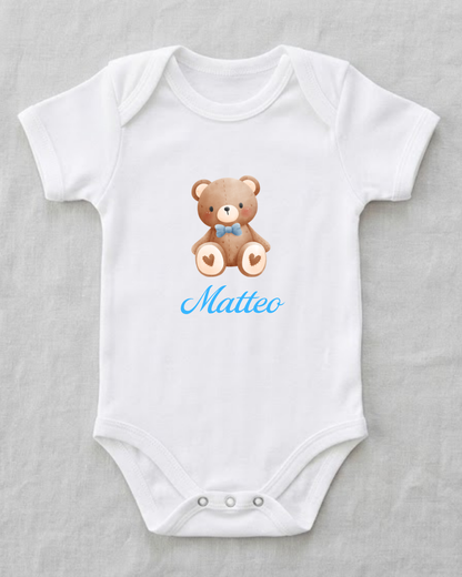 Body Neonato Personalizzato – Dolcezza in Puro Cotone