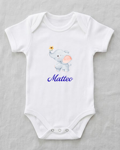 Body Neonato Personalizzato – Dolcezza in Puro Cotone