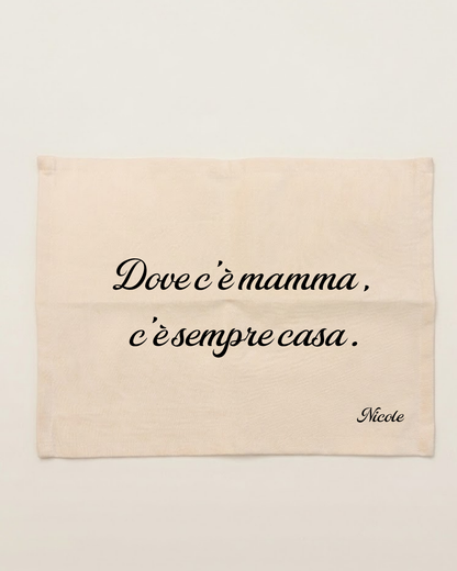 Tovaglietta "Dedica d'Amore" – Collezione Festa della Mamma