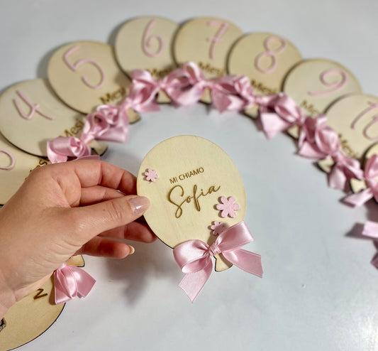 Milestone Cards - Primo anno - Flower
