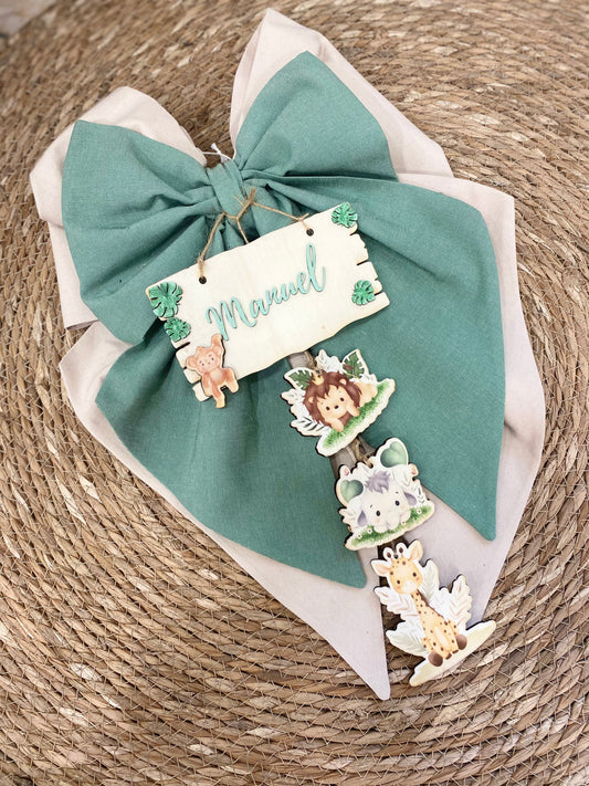 Fiocco Nascita "Safari"