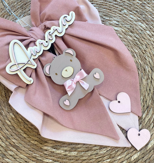 Fiocco Nascita Teddy Girl