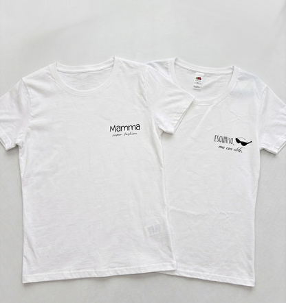T-shirt "Mamma con Stile" – "Esaurita ma Fashion"