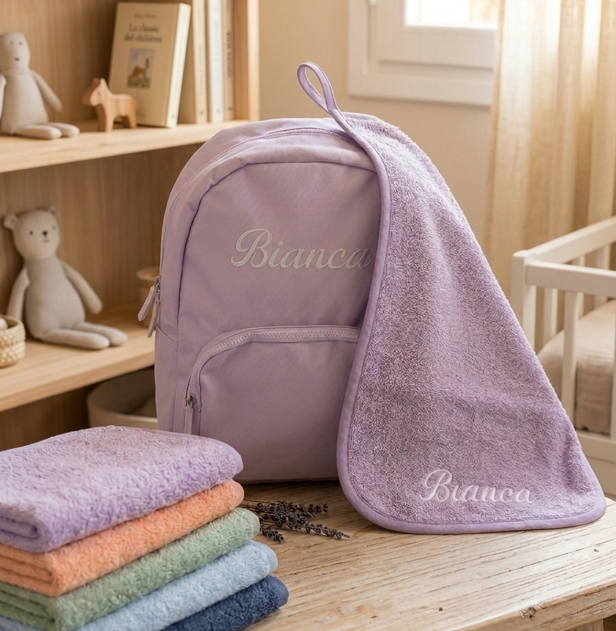 Zaino Solid Pastello Personalizzato