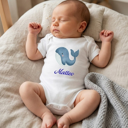 Body Neonato Personalizzato – Dolcezza in Puro Cotone