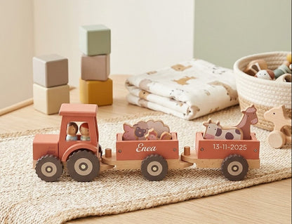 Trattore in Legno personalizzato
